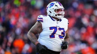 Saquon Barkley - Bills' Dion Dawkins sparks intense debate after picking up his dog's poop on practice field - foxnews.com - county Buffalo