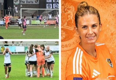 Dartford Women’s goalkeeper Jade Charlton scores stoppage-time equaliser in National League Division 1 South East match against Dulwich Hamlet – Chatham Women score late on in 3-3 draw with Actonians