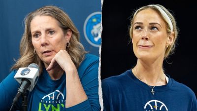 Sophie Cunningham - Cheryl Reeve - Cheryl Reeve sends clear message to Sophie Cunningham with ‘Trans Kids Belong’ shirt during Fever-Lynx game - foxnews.com - state Indiana - state Minnesota
