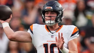 Broncos' Bo Nix throws for TD in return from ankle injury - ESPN