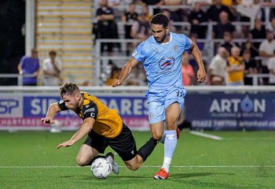 Folkestone Invicta host Chelmsford City in National League South this weekend in another big game for Jay Saunders’ side