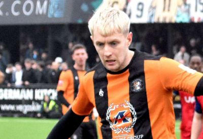 Joe Pigott - Thomas Reeves - Jay Saunders - Folkestone Invicta 1 Chelmsford City 1 match report: Joe Pigott’s penalty cancels out strike from Leo Sery as unbeaten National League South start continues for Jay Saunders’ men - kentonline.co.uk