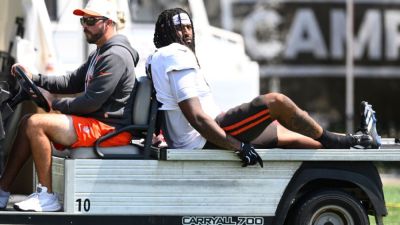 Jeremy Fowler - Adam Schefter - Myles Garrett - Sources: Browns lose DE Wright (Achilles) for season, add Barnett - ESPN - espn.com - county Eagle - Los Angeles - county Brown - county Cleveland - state Ohio - county Spencer