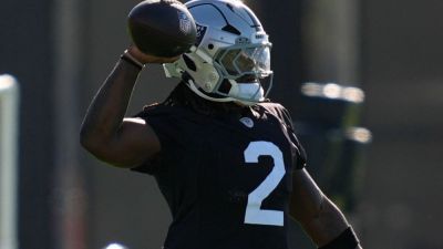 Sources: Raiders RB Jeanty believed to have sprained ankle - ESPN