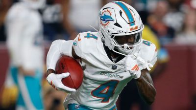 Dolphins trade WR Tutu Atwell to Rams for RB Jarquez Hunter - ESPN