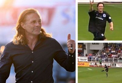 Gillingham manager Gareth Ainsworth reminded of his Van Basten-esque volley for QPR as his team look for their first goal of the season at Priestfield this Saturday