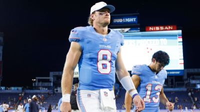Mitchell Trubisky - Brian Daboll - Ryan Tannehill - Cam Ward - Will Levis - Sources: Titans waive former starting QB Will Levis - ESPN - espn.com - state Tennessee