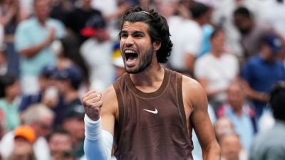 Serena Williams - Carlos Alcaraz - Camila Osorio - Amanda Anisimova - Aryna Sabalenka - Healthy again, Carlos Alcaraz returns to US Open with win - ESPN - espn.com - Usa - New York - county Arthur - county Ashe