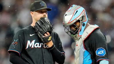 Ronald Acuña-Junior - Marlins outfielders collide, knock fly ball over wall to give Braves star a home run in brutal mishap - foxnews.com