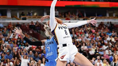 Megan Rapinoe - Caitlin Clark - Dan Dakich - Riley Gaines - Sophie Cunningham - DiJonai Carrington declares 'White privilege' after ejection for smacking Sophie Cunningham in the face - foxnews.com - state Indiana - county Clark