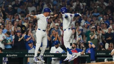 Cubs add nine more HRs in rout of Brewers to cap record month - ESPN - espn.com - New York - county Harrison