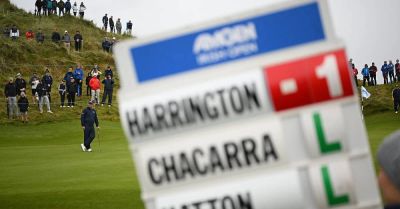 Joaquin Niemann goes lowest after windy start to Irish Open in Doonbeg