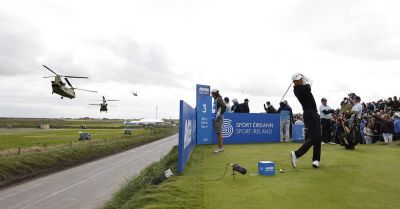 Donald Trump lands at Doonbeg as the golfers keep on golfing at Irish Open