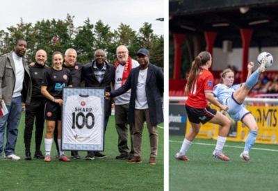 Chatham Town Women honour forward Lottie Sharp after her 100th appearance – Keith Boanas’ side beat Cambridge United 3-1 in National Women’s League Division 1 South East