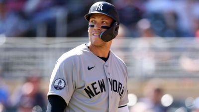 Yankees pull Judge in 6th vs. Twins with lower leg tightness - ESPN