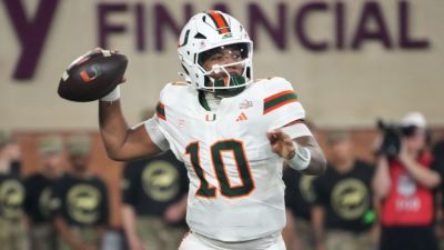 Mario Cristobal - Miami QB Darian Mensah sets pair of ACC completions marks - ESPN - espn.com - state North Carolina - county Davis