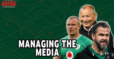 Arena: Andy Moran, Eddie Jones and mastering the media