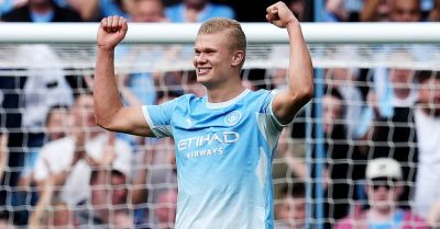 Haaland completes the Premier League set in eight-goal thriller