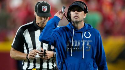 Daniel Jones - Jonathan Taylor - Shane Steichen - Colts' Shane Steichen defends OT playcalling in loss to Chiefs - ESPN - espn.com - state Missouri