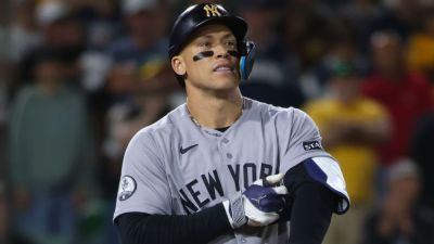 Yankees don't expect Aaron Judge (calf) back for wild card - ESPN