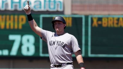 Elton John - Aaron Boone - Pete Alonso - Giancarlo Stanton - Ben Rice tops Aaron Boone's preseason prediction, passes 40 HRs - ESPN - espn.com - Usa - New York - county Rice - county Bay