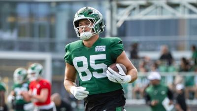 Jets' No. 1 TE Mason Taylor (thumb) out vs. high-scoring Lions - ESPN