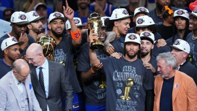 Travis Kelce - Stephen A.Smith - Jalen Brunson - Josh Hart - Host Jalen Brunson gets assist from Knicks on 'SNL' premiere - ESPN - espn.com - New York
