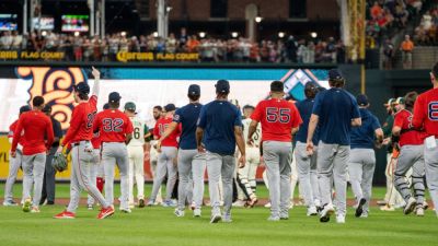 Benches clear in Red Sox-Orioles after Blaze Alexander's hard slide - ESPN