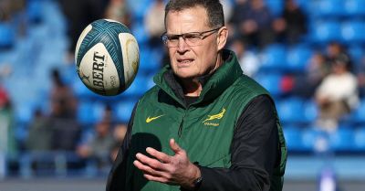Springboks go ahead in series but coach says only by small margin