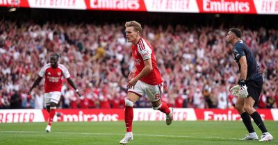 Havertz and Odegaard off the mark as Arsenal come from behind to win London derby