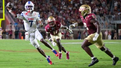 Kevin Jennings overcomes miscues, leads No. 19 SMU to win - ESPN - espn.com - state Texas